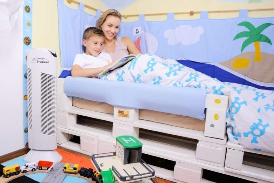 Detská izba s čističkou vzduchu Ionic-CARE