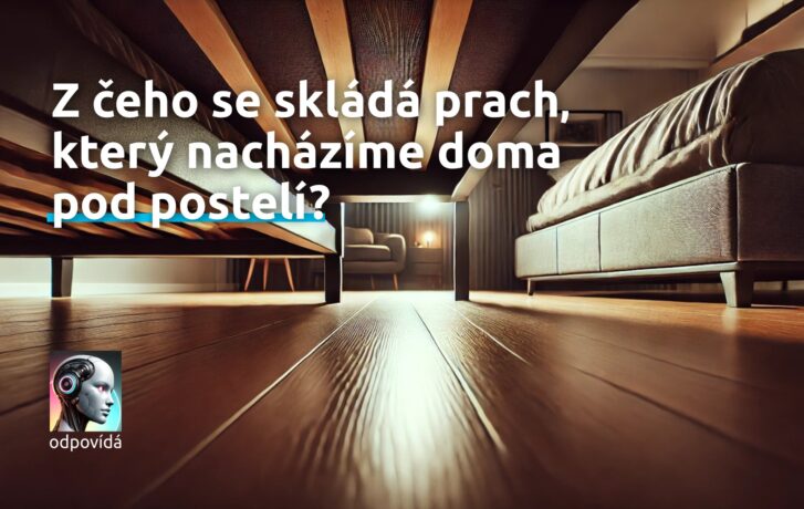 Grafika vytvořená AI znázorňující dřevěnou podlahu pod postelí.