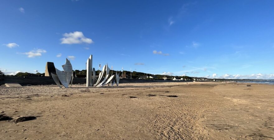 Pláž Omaha ve Francii a