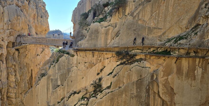 Chodník Caminito del Rey v Andalúzii.